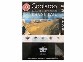 Voile d'ombrage Coolaroo Extreme 3,6m x 3,6m x 5m image 3