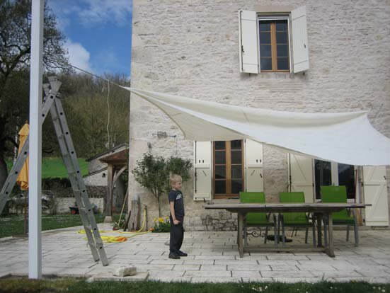 voile d'ombrage triangulaire -  protection solaire-in5