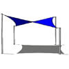  protection solaire - voile d'ombrage triangulaire - shade sail - layout04