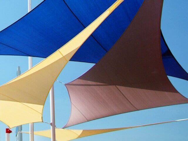 voile d'ombrage - protection uv - voile d'ombrage triangulaire