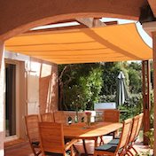 toile solaire - voile d'ombrage - shade sail - uv protection 05